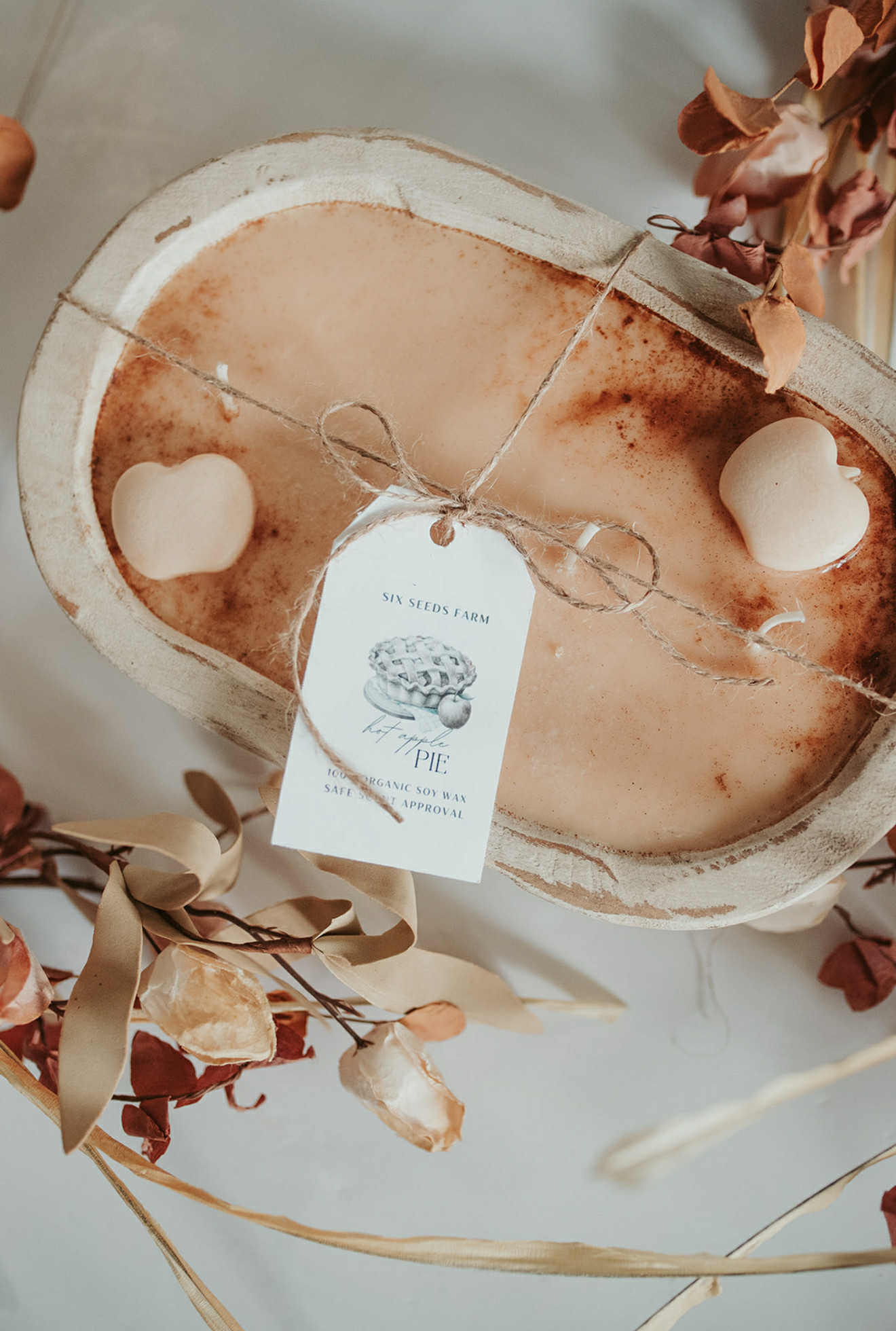 00 Hot Apple Pie - Dough Bowl Candle - PRE-ORDER
