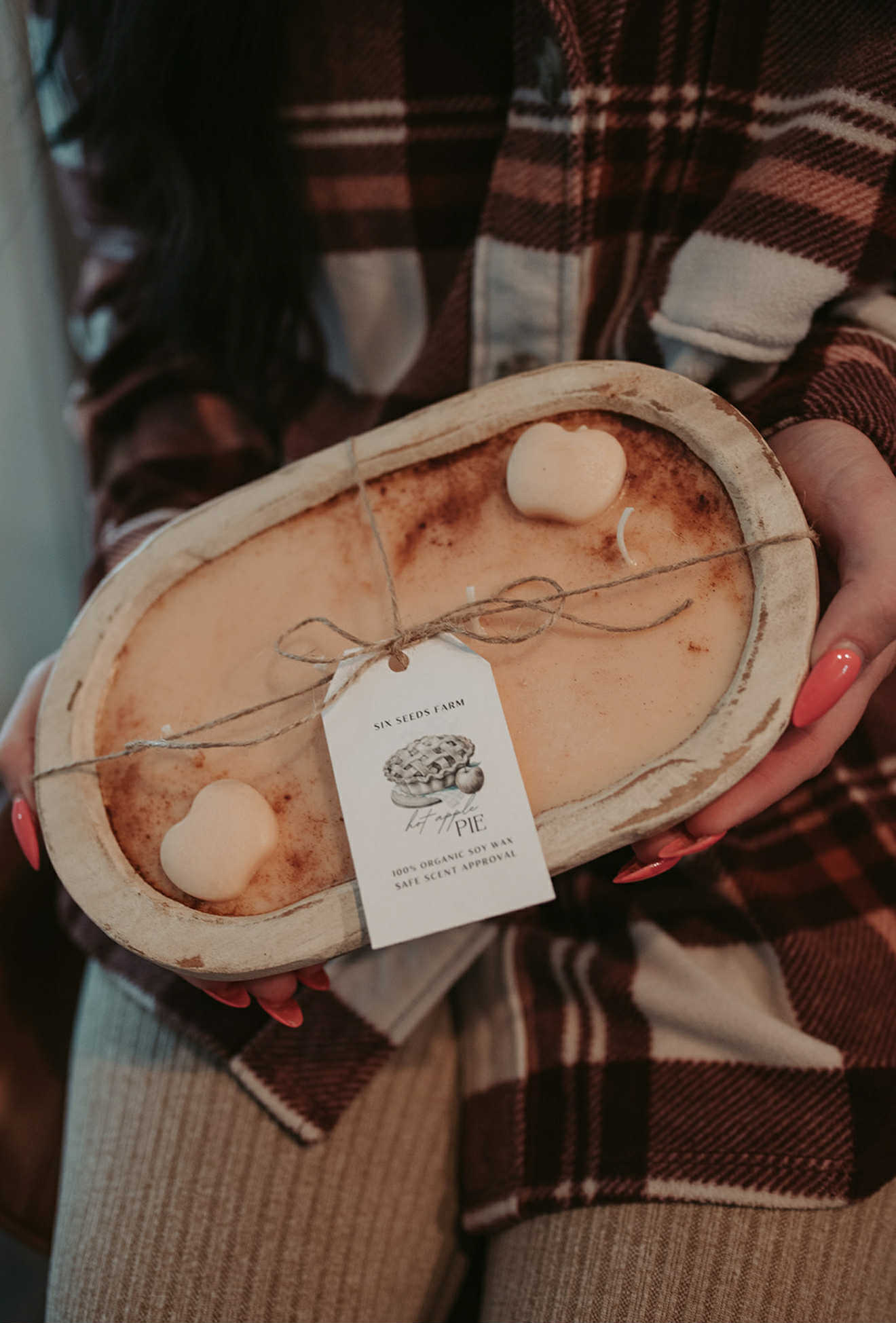 00 Hot Apple Pie - Dough Bowl Candle - PRE-ORDER