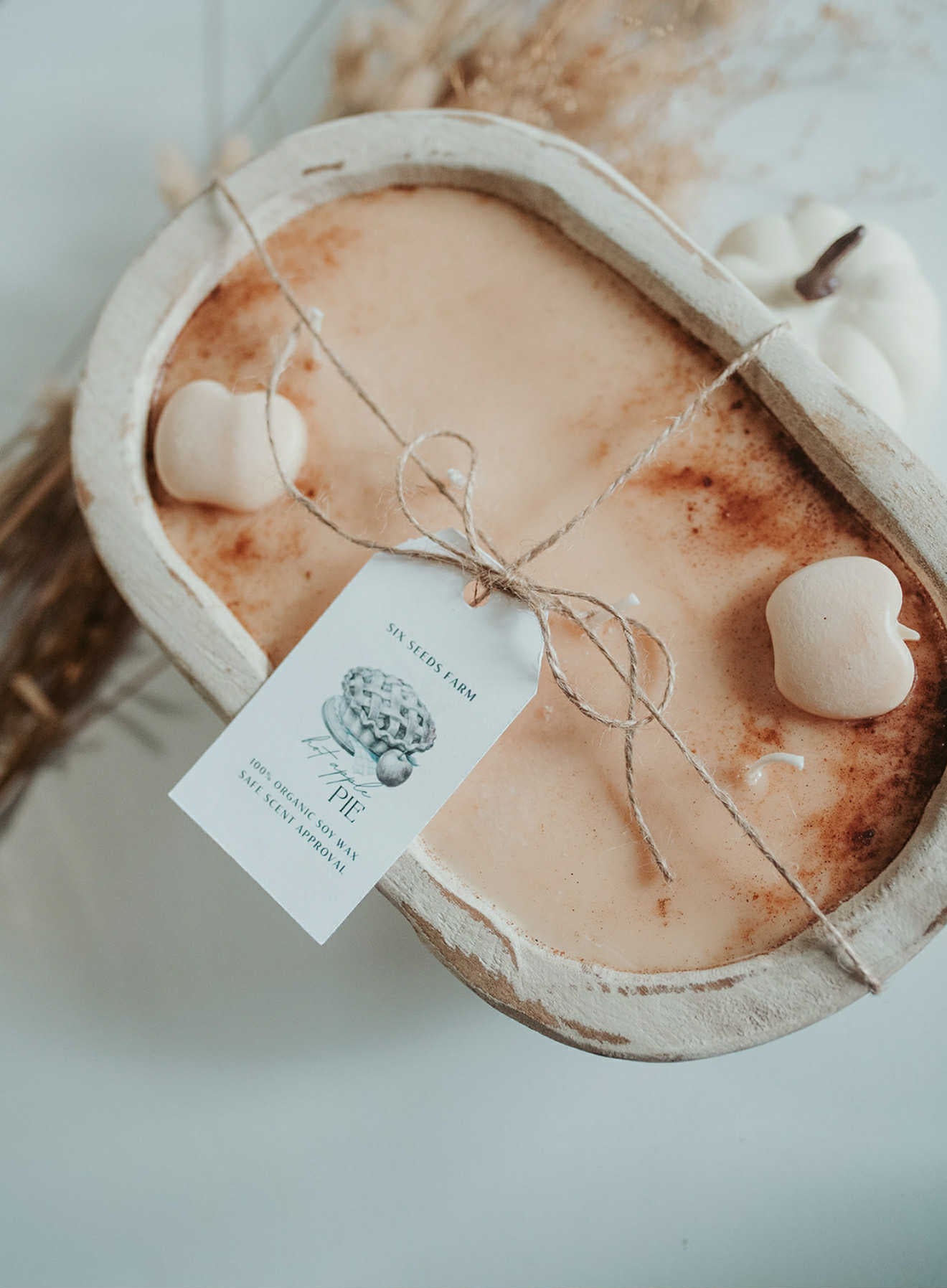 00 Hot Apple Pie - Dough Bowl Candle - PRE-ORDER