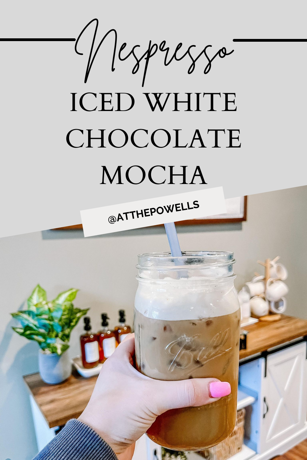 Nespresso Recipe: Iced White Chocolate Mocha