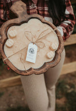 Load image into Gallery viewer, 00 Pumpkin Pecan Waffle - Pumpkin Shaped Dough Bowl - PRE-ORDER
